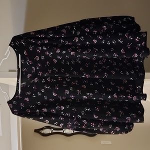 🖤🩷 Lane Bryant Plus Size Floral Long Sleeve V-Neck Top 22P 🩷🖤